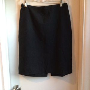 Benetton Black Skirt with slit